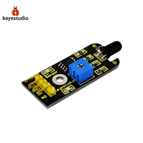 Brand New Keyestudio Flame Sensor Module Pour Arduino Compatible - Noir + Jaune