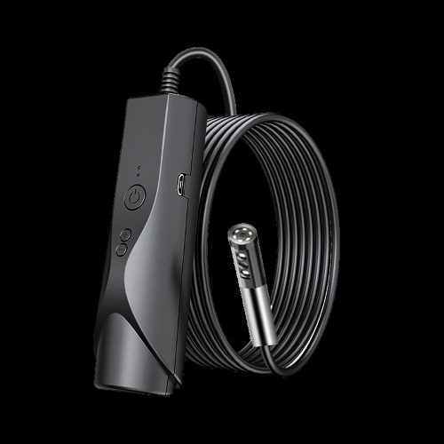 

WiFi Connection 4.9mm Dual Lens Endoscopic Auto Repairs Industrial Engine Car Inspection Electronic Camera IP67 Waterproof Grade 8 LED Lights Mobilephone APP Images View