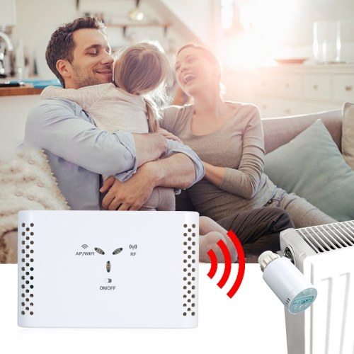 

SASWG-04-WIFI(TY) Intelligent Gateway Compatible with WIFI Smart Thermostat Temperature Controller Receiver for Water Floor Heating Voice Remote Control