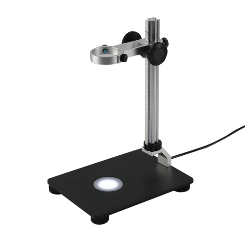 

Universal Adjustable Large Metal Bracket Multi-Functional Desktop Thickened Support Lifting Holder with Leds Light for Industrial Microscope