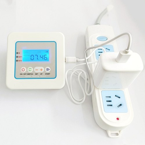 

Digital LED Display Water Timer Intelligent Drip Irrigation Controller with Solar Panel for Automatic Garden Watering System