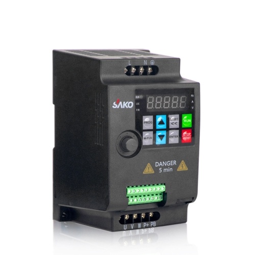 Single Phase AC220V Vector Inverter VFD Variable Frequency Converter for Stepless Motor Speed Control 2.2KW 