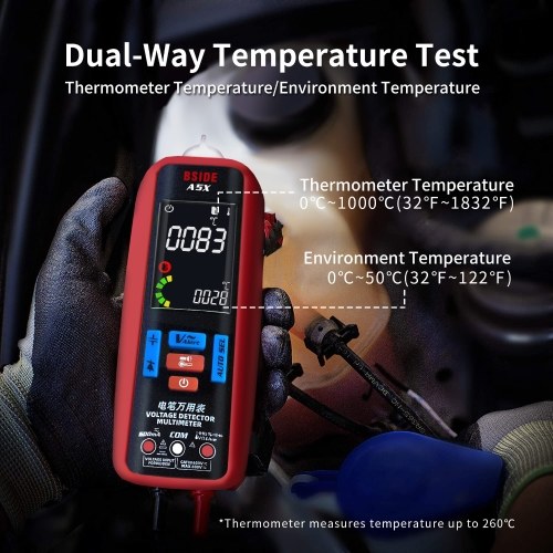 Digital Multimeter Professional Voltage Current Resistance Frequency Capacitance Diode Temperature Capacitance Measurement Test Meter 