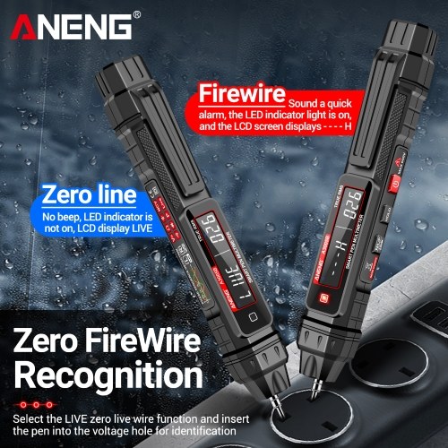 ANENG A3005A/B Digital Intelligent Professional Multimeter Sensor Pen Phase Sequence Tester AC Voltage Meter Non-Contact Voltmeter Electric Tool 