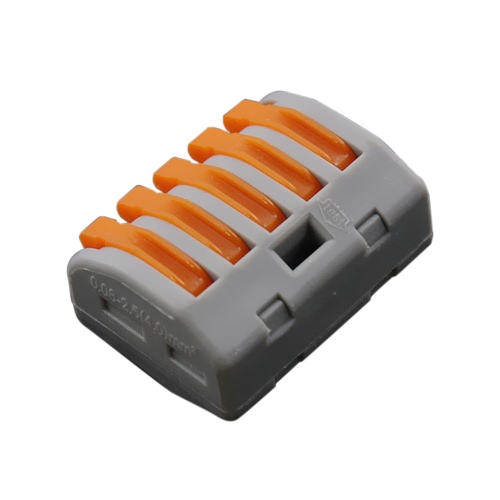 Conector de alambre rápido Conector universal Conectores de cableado compacto PCT-213 Muchos modelos para elegir 20 piezas 2/3/5 vías caja de cable eléctrico