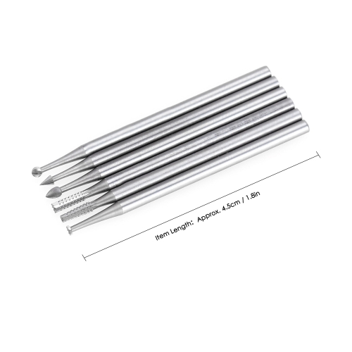 

6pcs HSS Professional Carving and Engraving Cutter Bits Rotary Drilling Tools Kit Set for Woodworking
