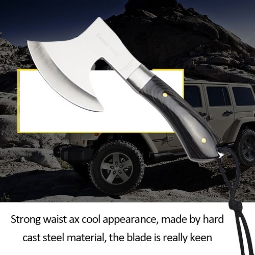 Wood Handle Sharp Survival tomahawk axes axe outdoor machetes steel tactical axe camping hand fire ax
