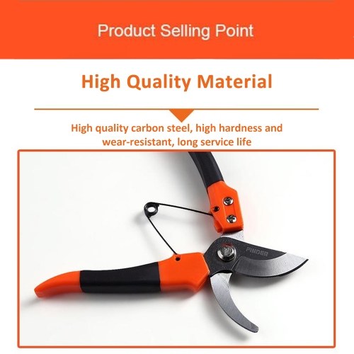 

FINDER Pruning Shears 8 inch Garden Scissors Garden Shears Tree Trimmers Secateurs Clipper Tools