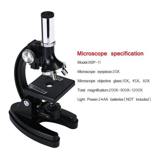 

2 in 1 Educational Kit Microscope and Telescope Set for Children Science Scientific Set with All Accessories Gift for Kids