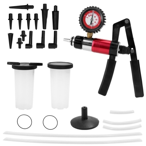 

Hand Held Brake Bleeder Tester Set Vacuum Pump Car Motorbike Self Vacuum Pump Kits Brake Bleeder Screw Adapter