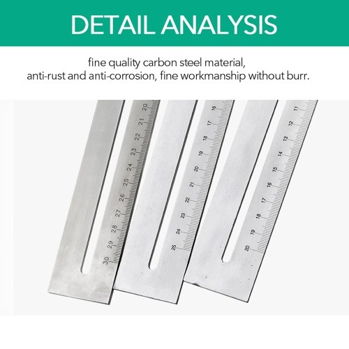 

Carbon Steel Scribe Square Ruler Marking Gauge Mark Tool Woodworking Measuring Tools