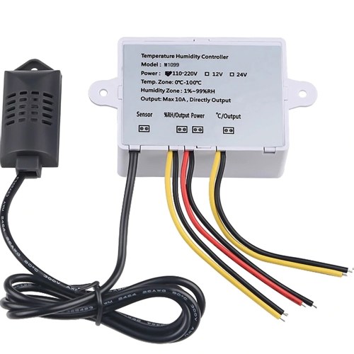 Dual Digital Temperature Humidity Controller Home Fridge Thermostat Humidistat Thermometer Hygrometer XK-W1099 AC110-220V 