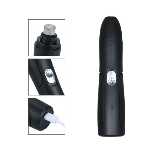 

Electric Pet Nail Grinder Trimmer Rechargeable and Portable Low Noise Painless Paws Grooming with Diamond Bit Perfect for Small Medium Large Dogs Cats Pets