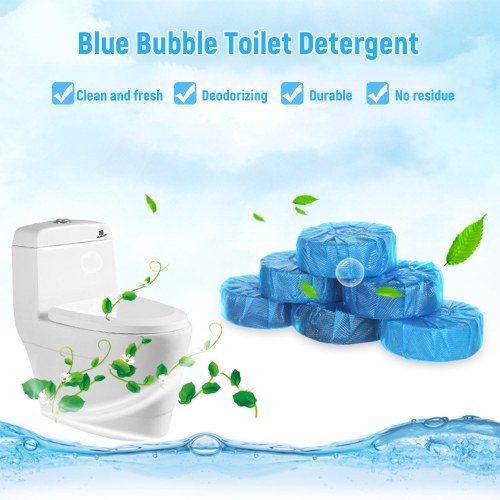 

Toilet Detergent Toilet Bowl Cleaners Toilet Cleaning Tablets Toilet Deodorizer Bathroom Cleaners 10PCS