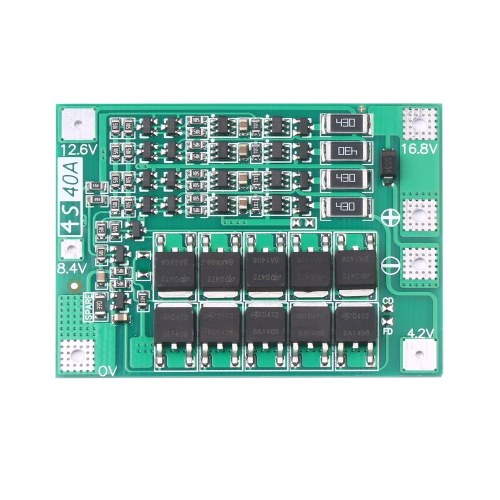 

Li-ion Lithium Battery Protection Board 11.1V 12.6V 40A Polymer Lithium PCB Cell Protection Board with Balance/Enhance Edition