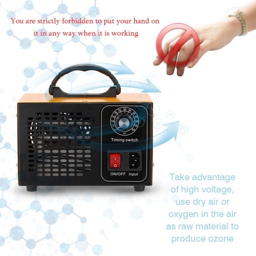 

Portable Ozone Machine Generator Air Filter Purifier with Timing Switch Ozonizer Ozonator for Home Car Formaldehyde