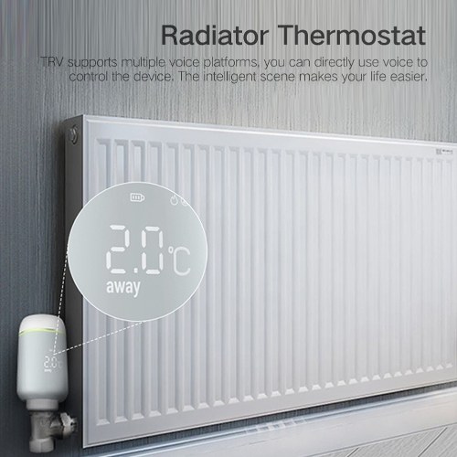 

Tuya Zigbee TRV Thermostatic Valve LED Display Screen Intelligent Home Household Life Temperature Controller