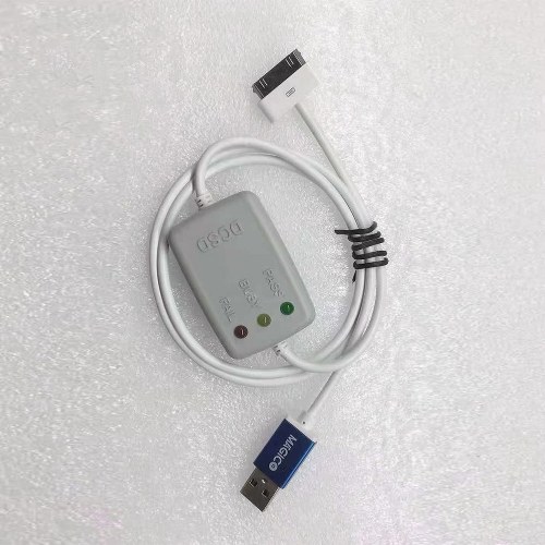 

30Pin DCSD Serial Port Engineering Cable Debugging Change IMEI SN Number Cable Compatible with IP 4/4S and IPAD 2/3/4 Baseband I-C Repairing USB Cable