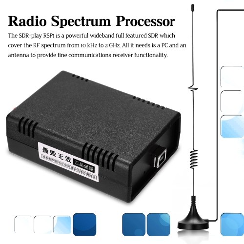 

SDR-play RSP1 Radio Spectrum Processor 10kHz~2GHz RF Spectrum Software Radio Compatible with Existing Open Source Radio Software Up to 10 MHz Visible Bandwidth