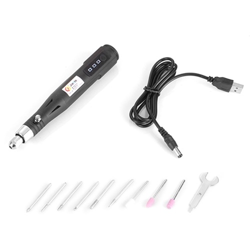 

USB Power Supplys 5V Small Size Handheld Speed Adjustable Electric Grinding Polishing Tool DIY Utility Tools