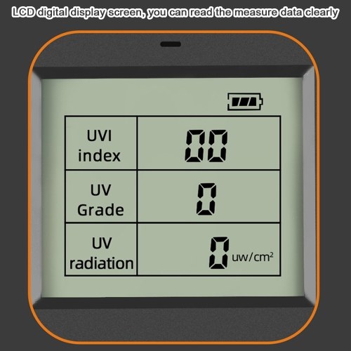 Portable Digital Ultraviolet Radiation Detector Ultraviolet  UVI Meter Radiometer Tester Protective Equipment Testing 