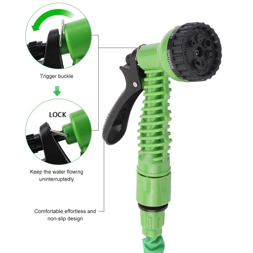 KKmoon Garden Hose Stretchy Hose Expandable Water Hose Flexible Expanding Watering Hose with Spray Nozzle 100ft
KKmoon Garden Hose Stretchy Hose Expandable Water Hose Flexible Expanding Watering Hose with Spray Nozzle 100ft