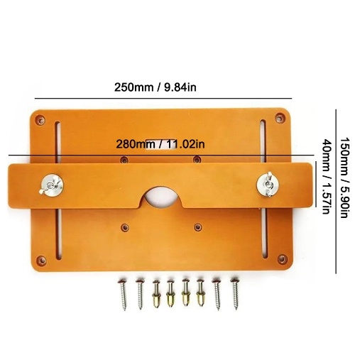 

Trimming Machine Balance Board Flip Board Guide Table Electric Wood Milling Slotting Chamfering Trimmer Accessory for Woodworking