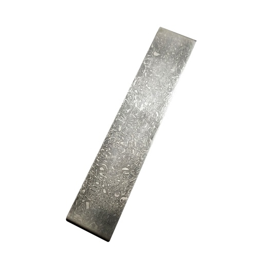 

Damascus Steel Billet Patterned Steel Cutter Embryo Forging Materials Quenched Smoothed for Cutter DIY Multipurpose Material