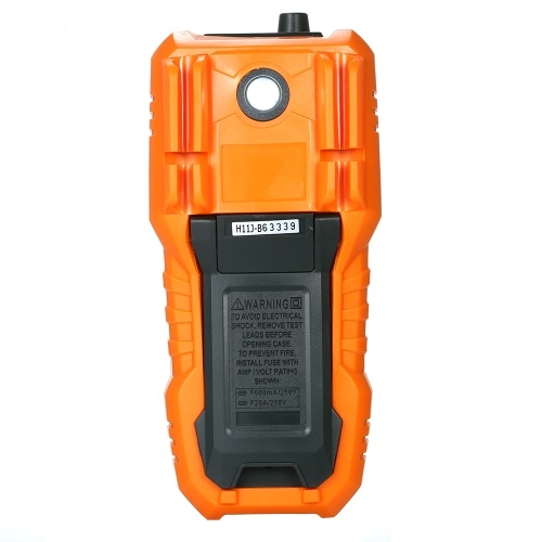 

PEAKMETER PM18C True RMS Multifunctional Digital Multimeter Measuring AC/DC Voltage Current Resistance Capacitance Frequency Temperature hFE NCV Live Line Tester