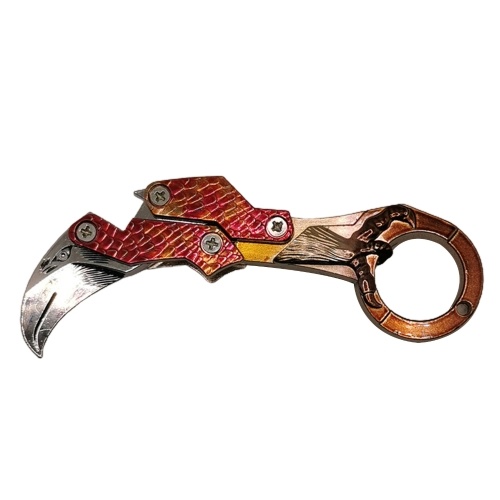 

Training Cutter No Edge Folding Tool Box Opener Golden Dragon With Claws Bottle Opener Accessories Key Chain
