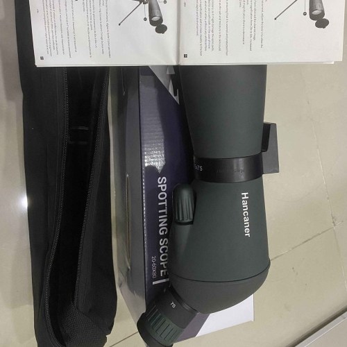 

Hancaner 25-75X Zoom Ratio Adjustable Multifunction Professional Astronomical Spotting Scope Outdoor High Magnification Refractive Scenery Watching Device