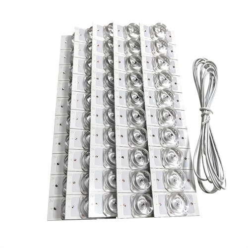 

20PCS 3V SMD Lamp Beads with Optical Lens Fliter Concave Lens Filter Strips for 32-65 LED TV Repair Led Light Strip Parts Accessories