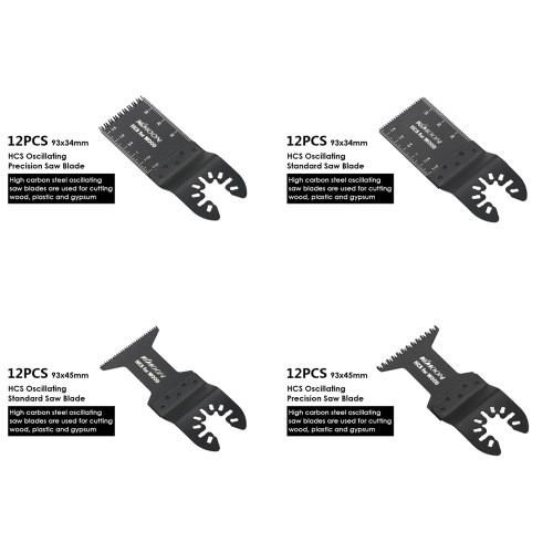 KKmoon 48pcs Oscillating Multi Tool Saw Web Multitool Accessory