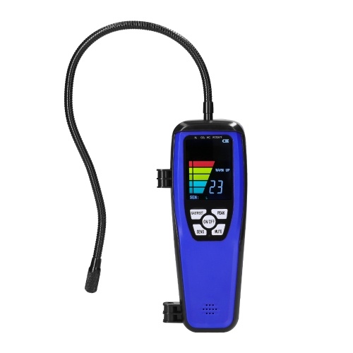 Handheld Combustible Gases Leak Detector Natural Gases Leakage Tester Portable Combustible Gases Concentration Test Meter Gases Sniffer Test with Sound Light Alarm Function 