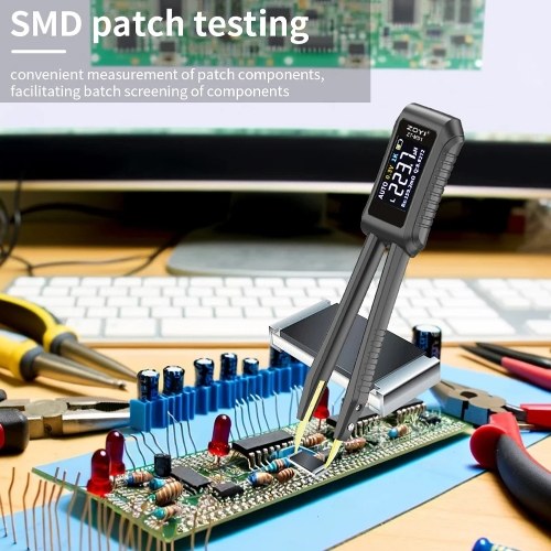 Digital Tweezers Handheld Frequency Capacitance Inductance Resistance Tester Versatile Measurement Tools for Electronic Component Testing 