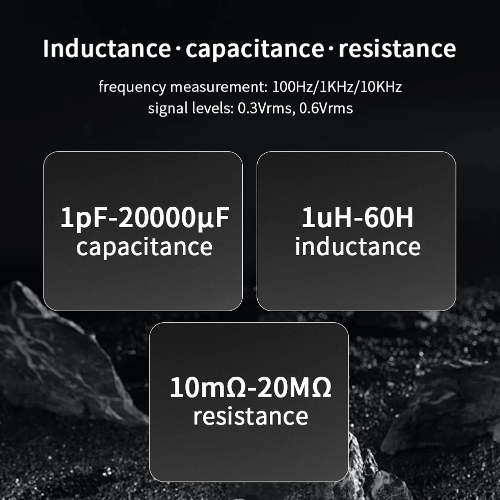 Digital Tweezers Handheld Frequency Capacitance Inductance Resistance Tester Versatile Measurement Tools for Electronic Component Testing 
