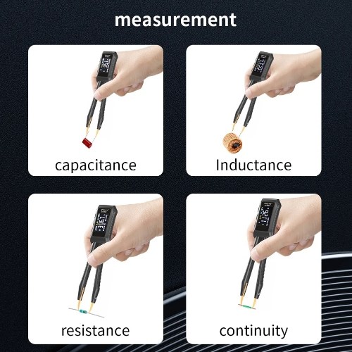Digital Tweezers Handheld Frequency Capacitance Inductance Resistance Tester Versatile Measurement Tools for Electronic Component Testing 