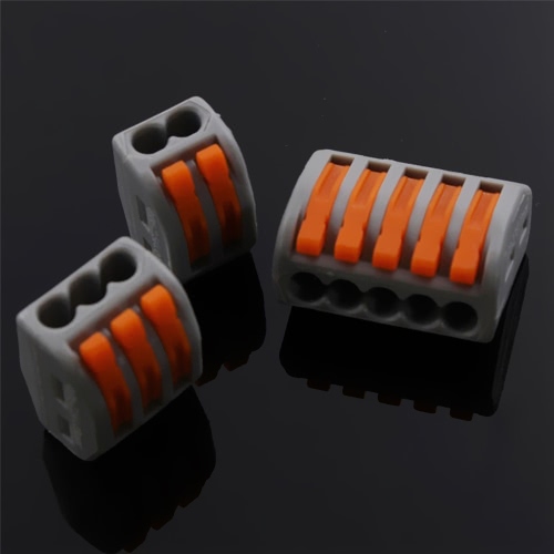 

Fast Wire Connector Universal Junction Compact Wiring Connectors PCT-213 10pcs 2 Way