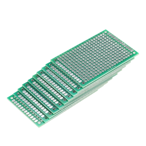 

10PCS Double Side Spray-tin Prototype PCB Board Universal Breadboard Panel 4*6cm