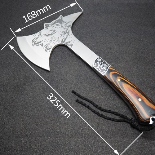 Ax Multifunctional Tomahawk Outdoor Wolf Model Mountain Camping Ax