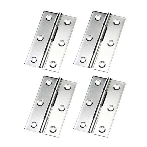 4pcs Stainless Steel Folding Butt Hinges