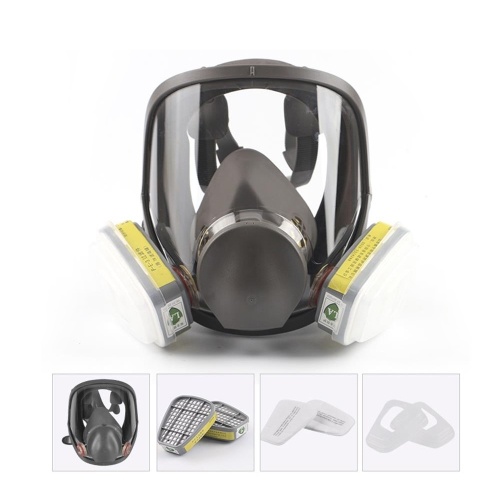 MJ-4006 Series Maschera protettiva per il viso Specialmente usata per la vernice spray Chimica antiparassitario Controllo antincendio Formaldeide Decorazione Smog Maschera protettiva Set di cartucce Respiratore per la protezione dai prodotti chimici Harm 
