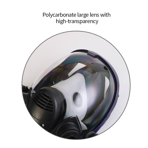 

Ball Type Large Field View Dust Mask Specially for Painting Pesticide Chemical Fire Control Gas Mask Comprehensive Cover Safety Guard Full Face Respirator Protective Mask