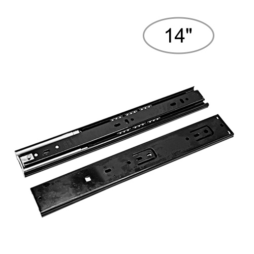 2pcs Drawer Slides Low Noise Ball Bearing Drawer Slides 1-Pair Heavy Duty Drawer Slides Drawer Guide Rail Hydraulically Damped Drawer Rail