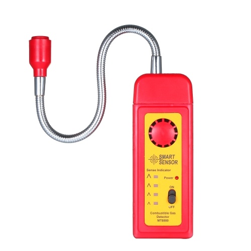 SMART SENSOR Flammable Gas Digital Detector Natural Gas Leak Detector Testing Instrument High Sensitivity Sensor for Combustible Gas Test and Analysis MT8800