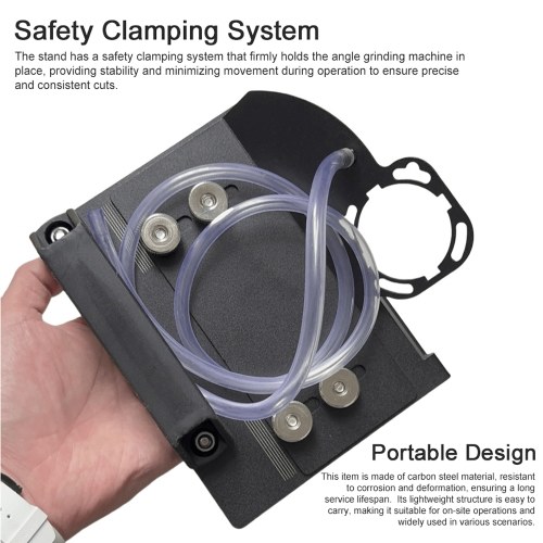 100-Type Angle Grinder Stand Universal Chamfering Tool Portable 45° Tile Chamferer for Tile Stone Wood Marble 