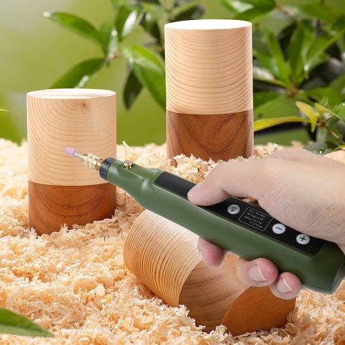 Mini Rotary Tool Kit 5-Speed Grinder Set Multi-Purpose 4.2V Power Rotary Tools with 34Pcs Accessories For Engraving Sanding Grinding Polishing Carving Etching DIY Crafting 