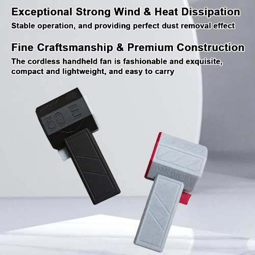 

Handheld Jet Fan 700-800g High Thrust Violent Fan 50mm Brushless Motor Ducted Turbofan High Power Duct Fan Dust Blower Keyboard Cleaning Tool