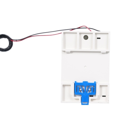 D52-2065 6-in-1 Digital Single Phase Energy Meter Tester Din Rail AC Monitor Voltage Current Power Factor Active KWH AC AC 250V~450V 100A Electricity Usage Monitor 