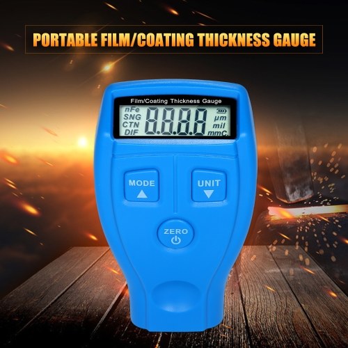 

Film/Coating Thickness Gauge Mini Paint Thickness Tester Digital Coating Meter